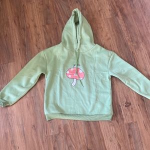 Green kawaii comfy Sweatshirt